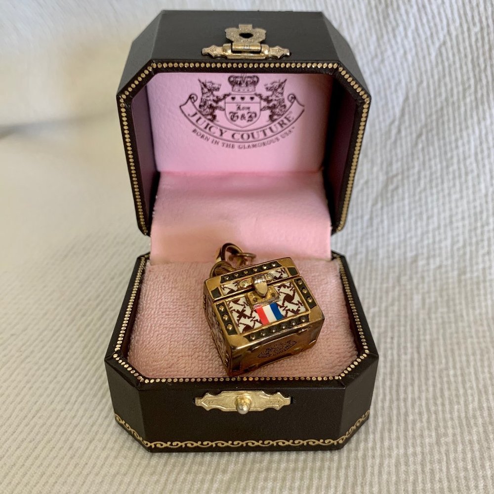 Juicy Couture Travel Trunk Locket Charm